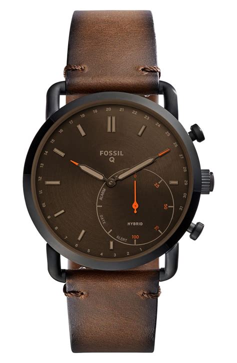 fossil commuter 42mm watch|fossil q commuter hybrid smartwatch.